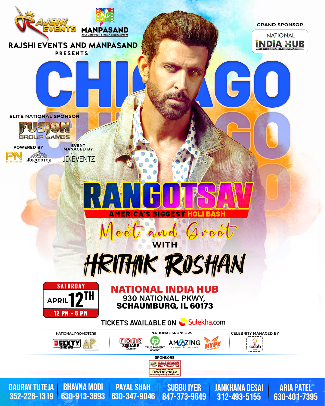 Rangotsav Holi Festival - Chicago